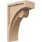 Ekena Millwork 5"W x 10"D x 15"H Classic Viola Rough Cedar Woodgrain TimberThane Corbel, Primed Tan CORUR05X10X15VIORCPR - alternate 1